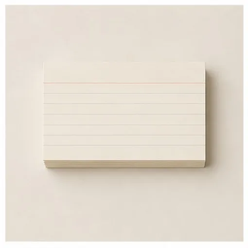 Index Cards, Ruled — Ruled